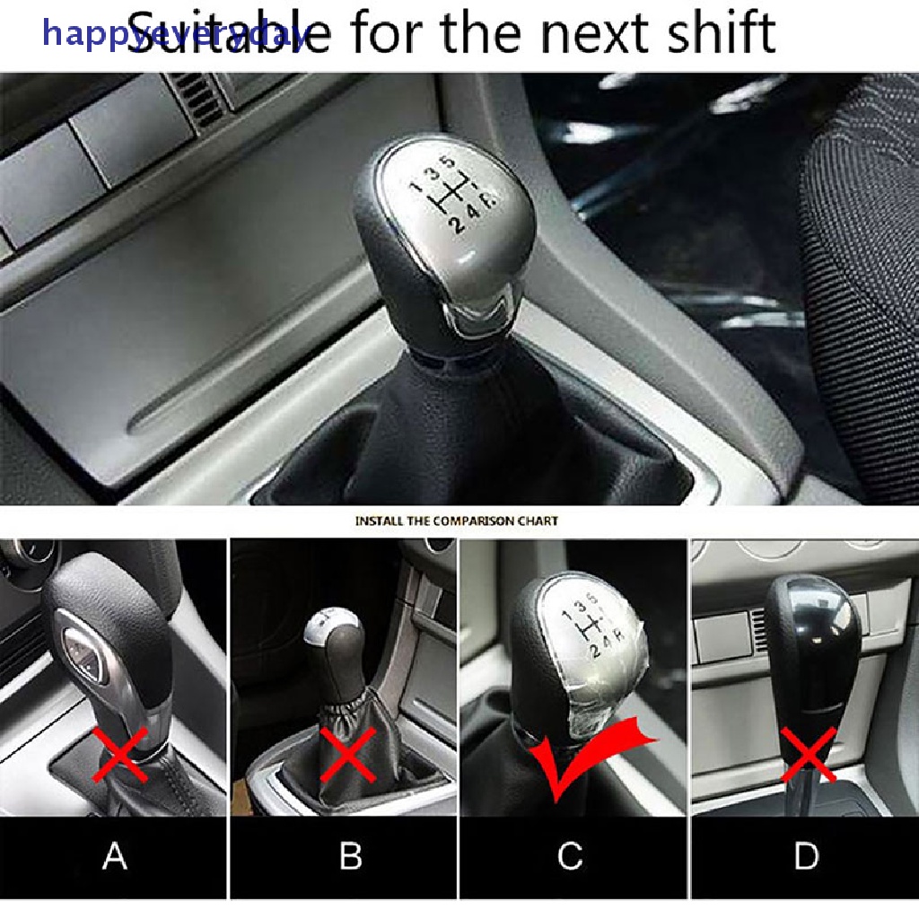 [happy] Silikon Penutup Knob Pemindah Kepala Gigi Mobil Gear Shift Non Slip Grip Handle Case [ID]