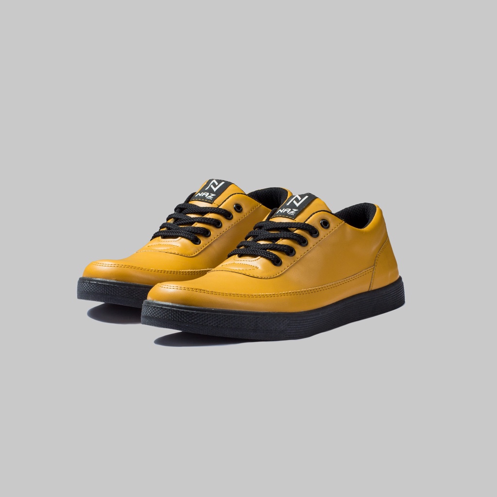 NAZ FOOTWEAR Sepatu Sneakers Casual Pria Satoshi Warna Tan Black