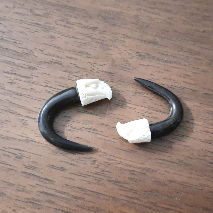 EAR PLUG PIERCING ANTING PLUG TELINGA WOOD BUKAN TITANIUM PP3