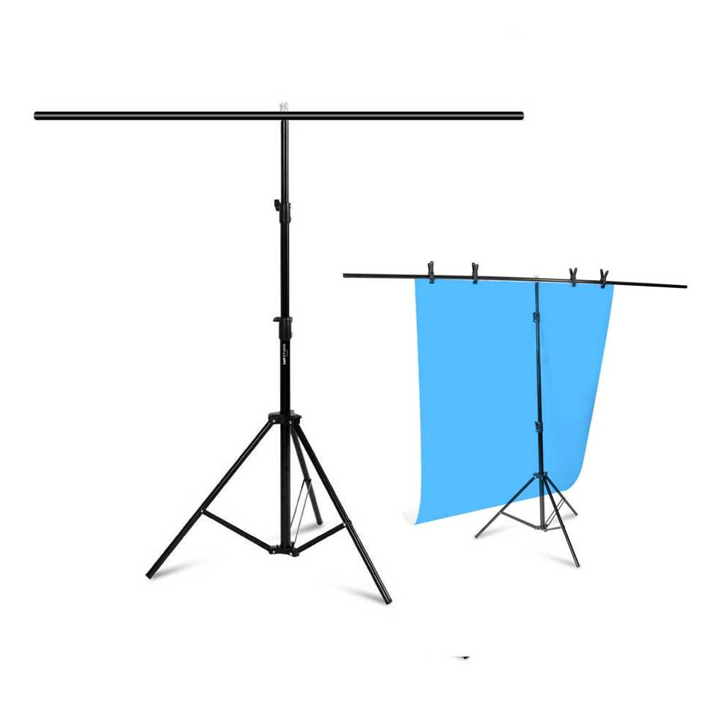 TaffSTUDIO Stand Background Backdrop T-Shape 4 Clamp - M139