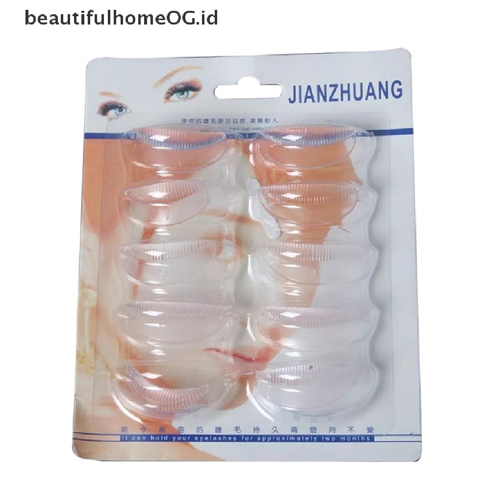 // Lebaran// 5pasang Bulu Mata Lifg Perm Pad Silicone Curling Eyelash Lift Tools DIY S M L **