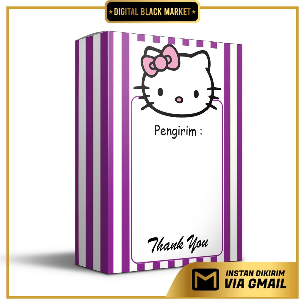 100 Desain Label Olshop CorelDraw v17