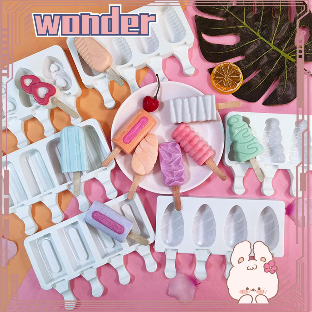 Wonder Cetakan Es Krim Summer Dessert Freezer Cetakan Es Lilin Icebox DIY