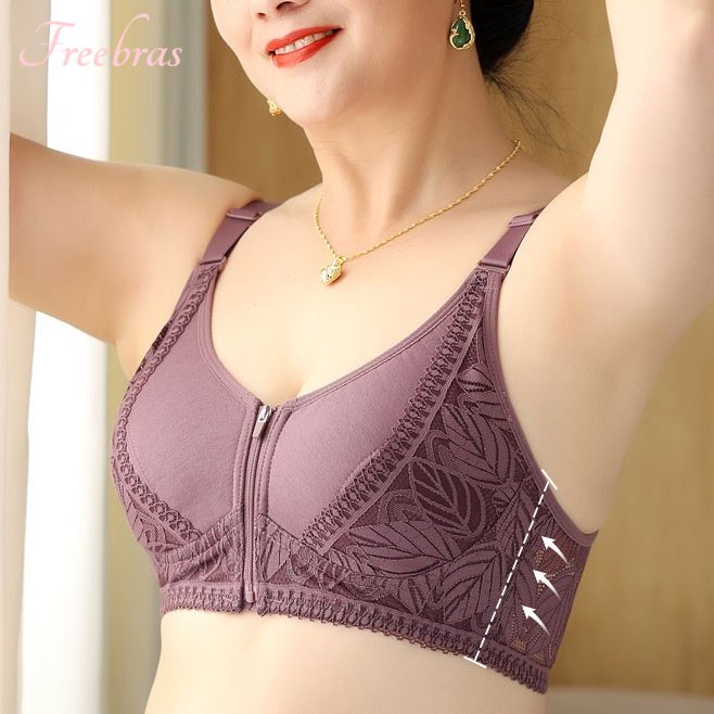 Wanita Tanpa Kawat Bra Sexy Pakain Dalam Seamless Bra Push Up Bh Seksi Kancing Depan Underwear Dewas