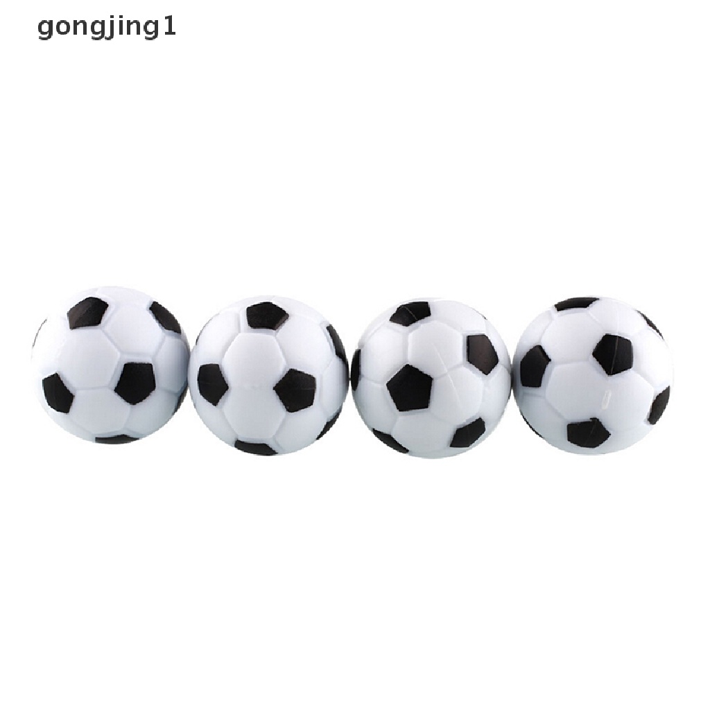 Ggg 4pcs 32mm Hitam &amp; Putih Foosball Meja Sepak Bola football balls baby foot Plastik ID