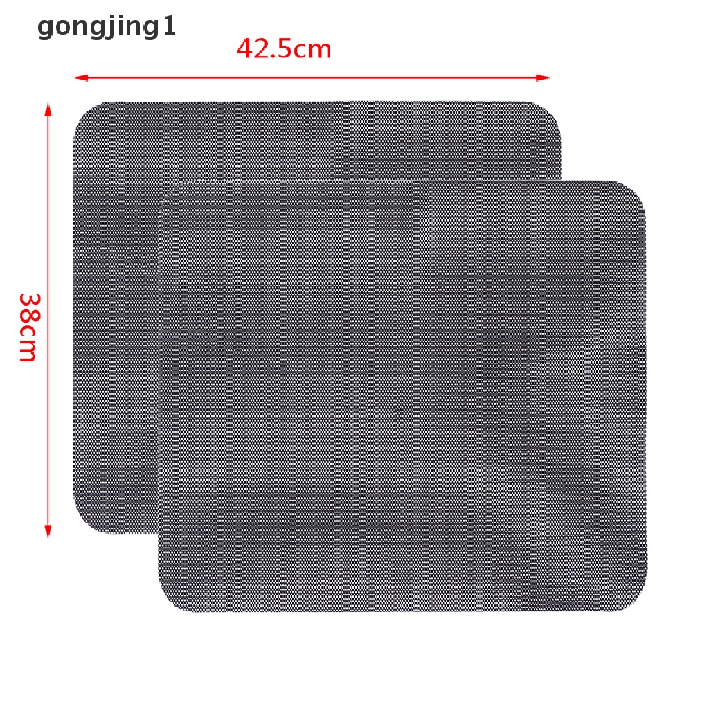 Ggg 2Pcs Universal Kerai Jendela Mobil Electrostatic Sticker Pelindung UV Aksesori ID