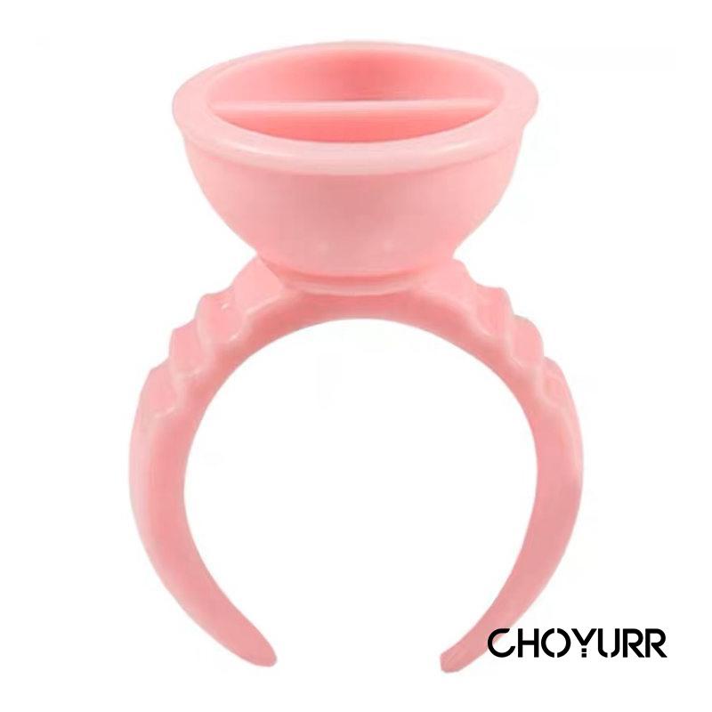 【COD】(Isi 25 pcs) Ink Cup Ring Cincin Tinta Sulam Alis Lem Eyelash Extension Ink Cup Ring Bulu Mata Lem Cincin-CH