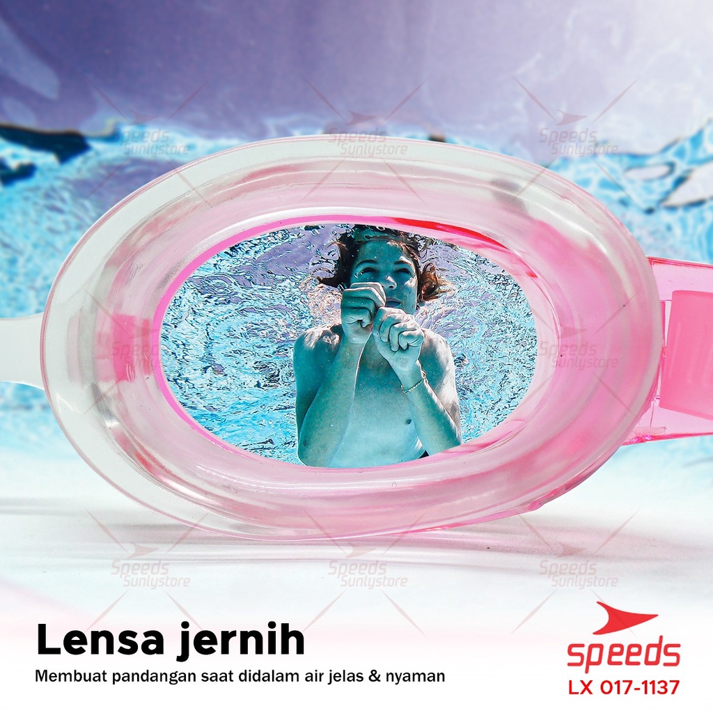 SPEEDS Kacamata Renang Dewasa Simple Ringan Swiming Googles LX 017-1137