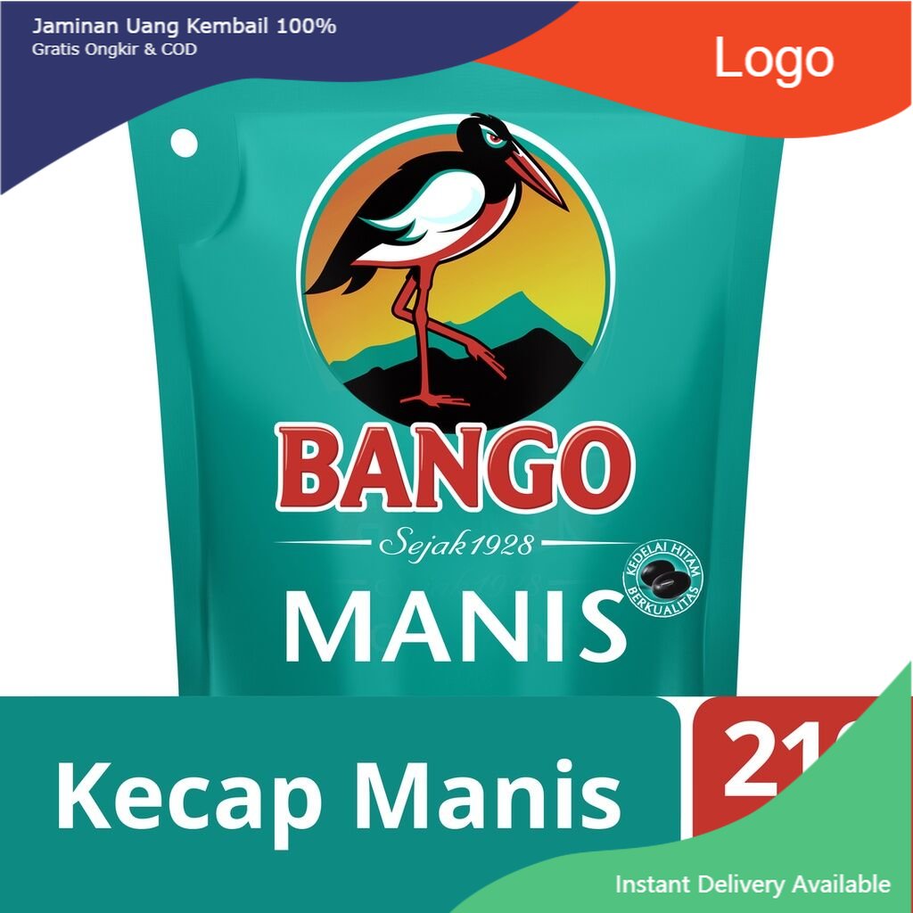 

Kecap Bango Kecap Manis refill 210Ml