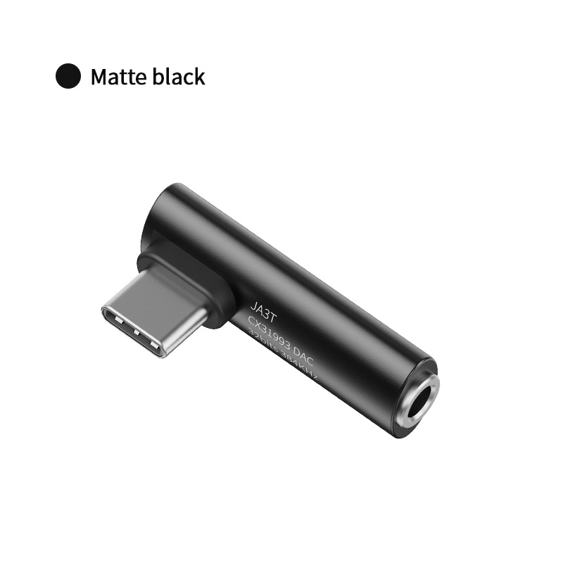 Jcally JA3T Digital Audio Portable Decoding CX31993 DAC Type-C Ke 3.5mm L Plug Headphone Amplifier Hifi 32bit/384KHz Adapter
