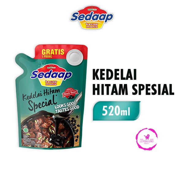 

Sedaap Kecap Manis Kedelai Hitam Spesial 520 ml x 2 Pcs