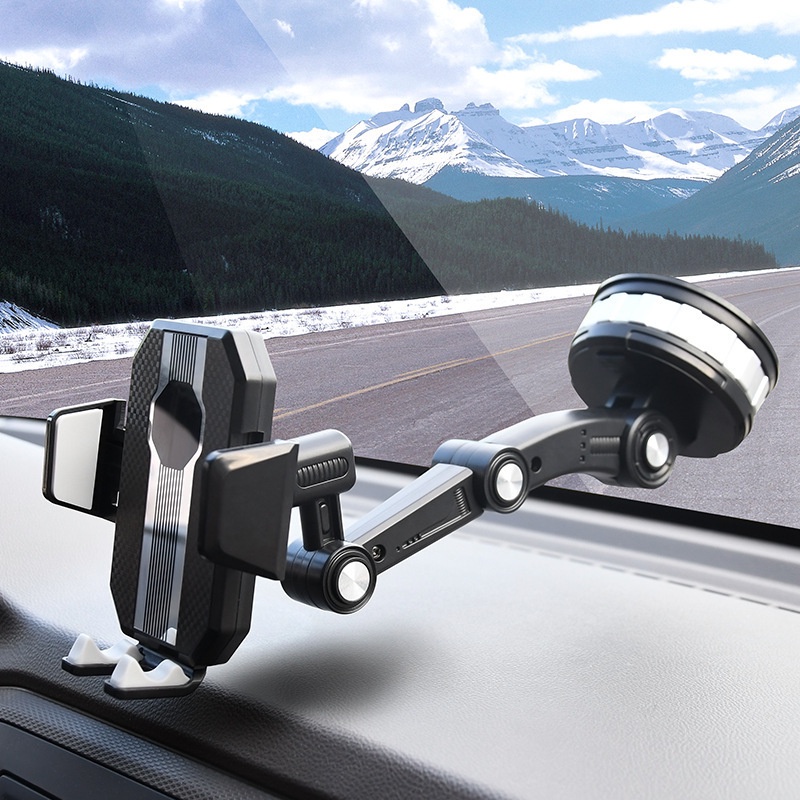 Diperpanjang Suction Cup Type Large Truck Navigation Didedikasikan Ponsel Mobil Holder Shockproof Extended Suction Cup Type Truck Navigation Didedikasikan Handphone