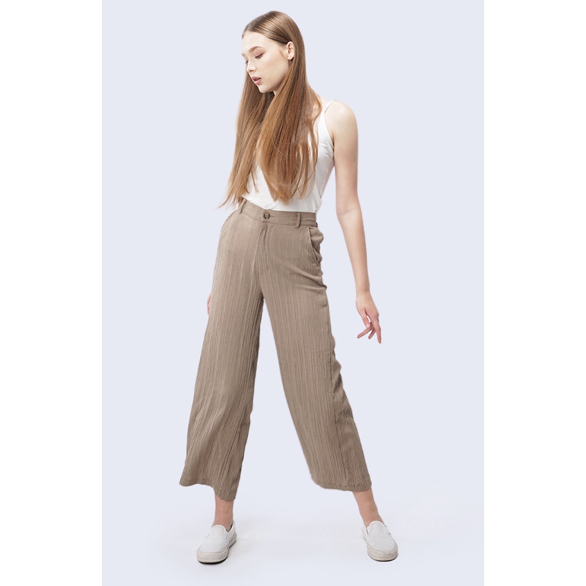 Logo Jeans Celana Wanita Nayla Khaki 43047L4KH