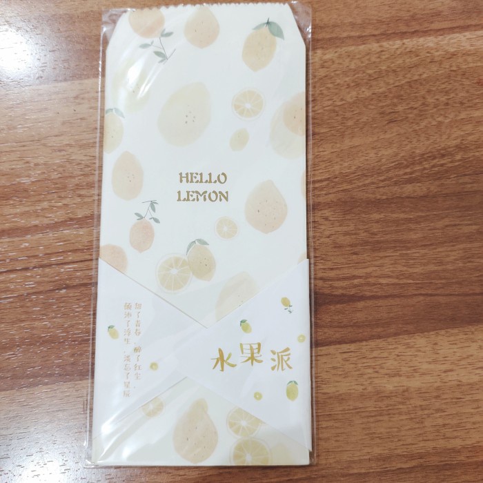 

Envelope / Amplop Angpao | Ninge - Hello Fruit / Vintage | Lebaran - HF Lemon