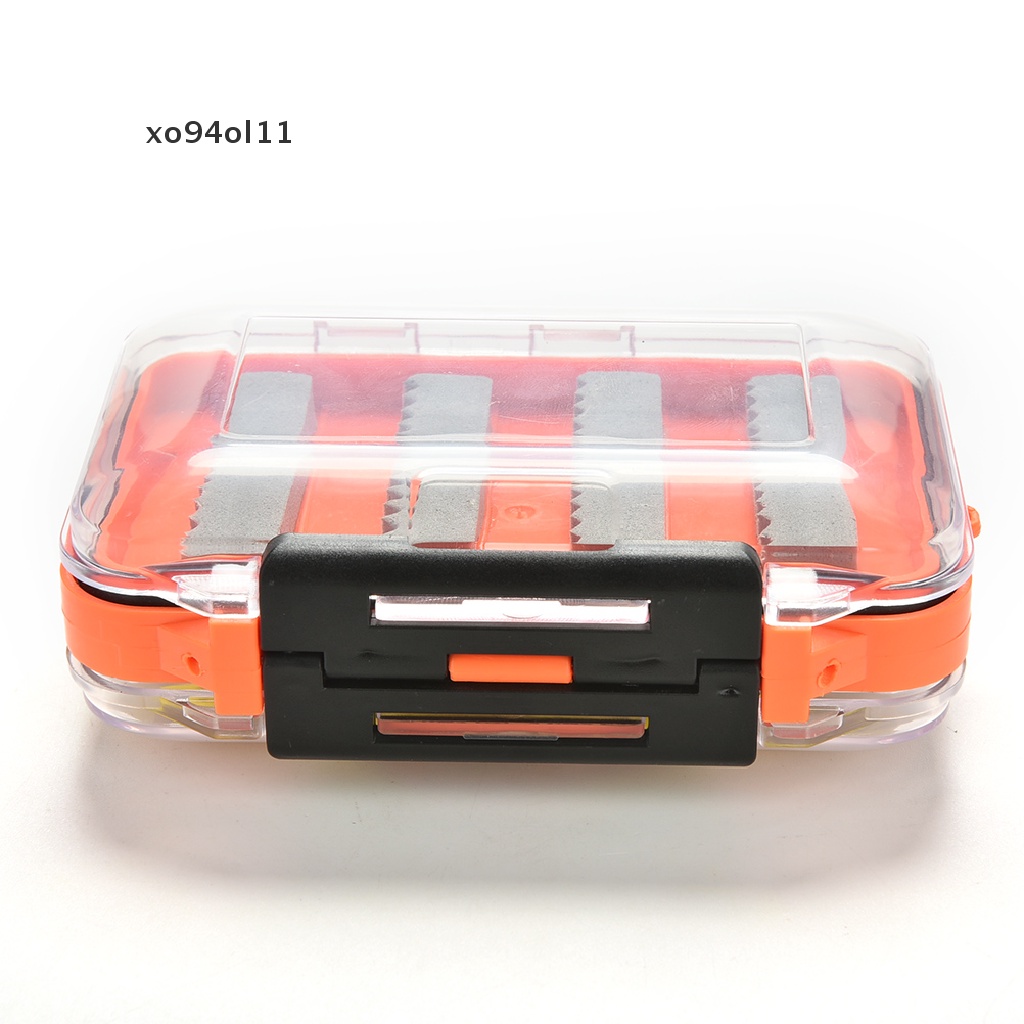Xo Kotak Pancing Lalat Saku Anti Air Double Side Slid Foam Insert Tahan 170fly OL