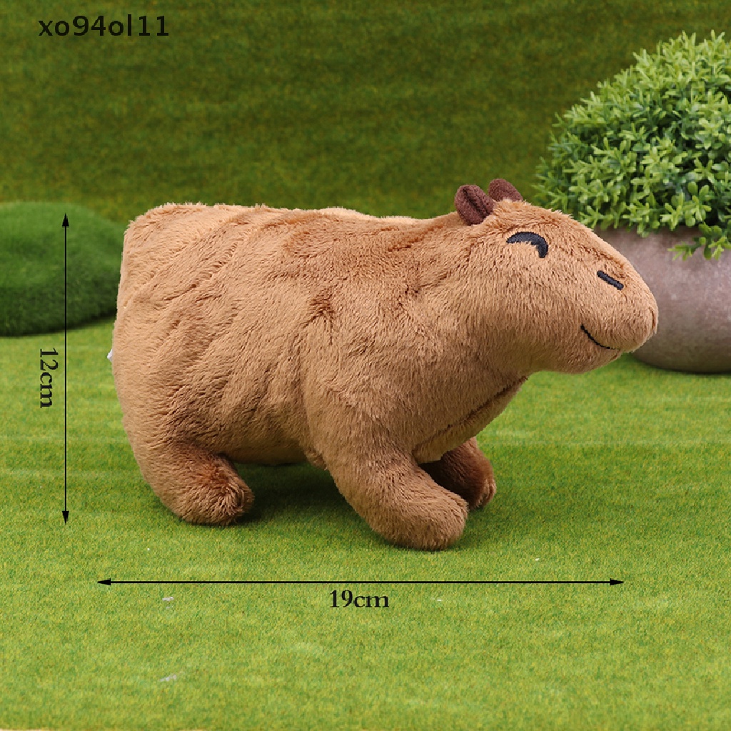 Xo 18 cm Simulasi Bulu Halus Capybara Boneka Boneka Mainan Anak Hadiah Natal OL