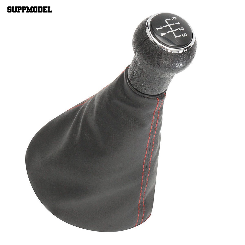 Suppmodel Mobil Kendaraan 5speed Gear Shift Knob Gaiter Boot Cover Untuk Golf3 MK3 92-98