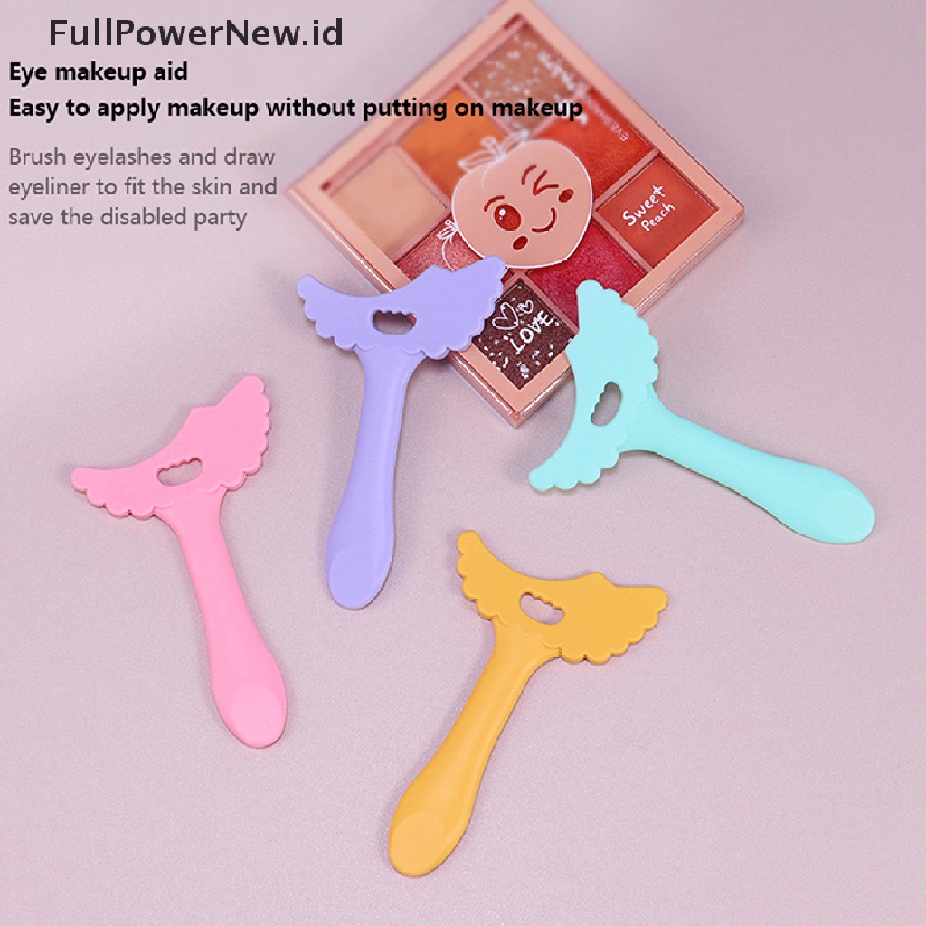 Power Drawing Aid Alat Bantu Eyeliner Eyeliner Stencils Wing Tips Eyeliner Locator ID