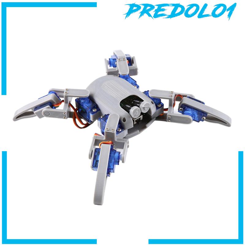 [Predolo1] Kit Robot Spider Segi Empat Pemrograman Elektronik Mainan DIY Untuk Hadiah Ulang Tahun