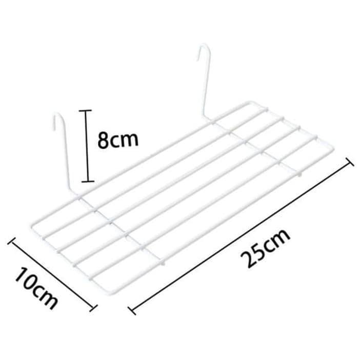

Tatakan Besi PUTIH - Rak Gantung Besi Aksesoris Mesh Wire Grid