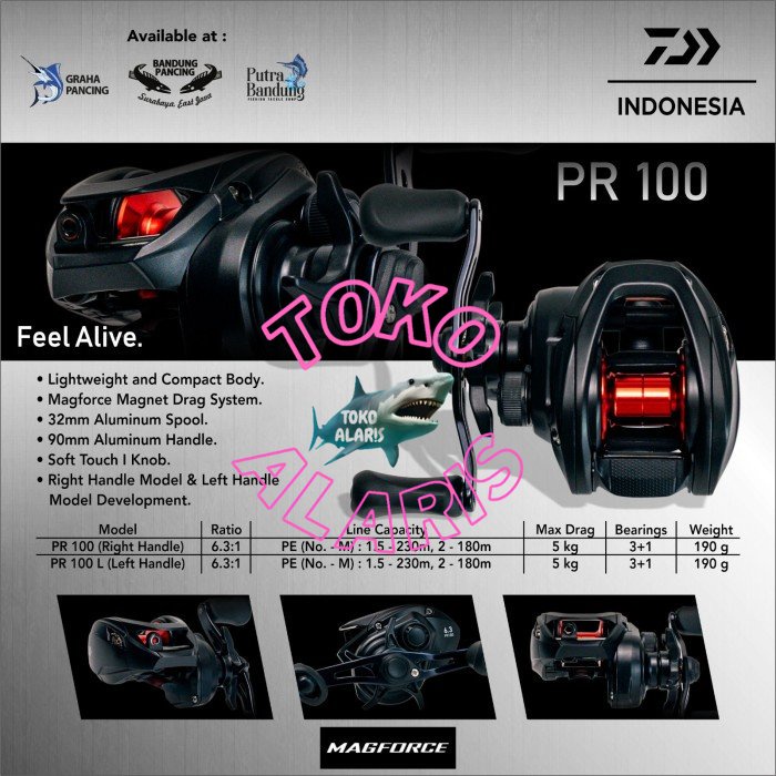 REEL BC MURAH DAIWA PR 100 - 100H