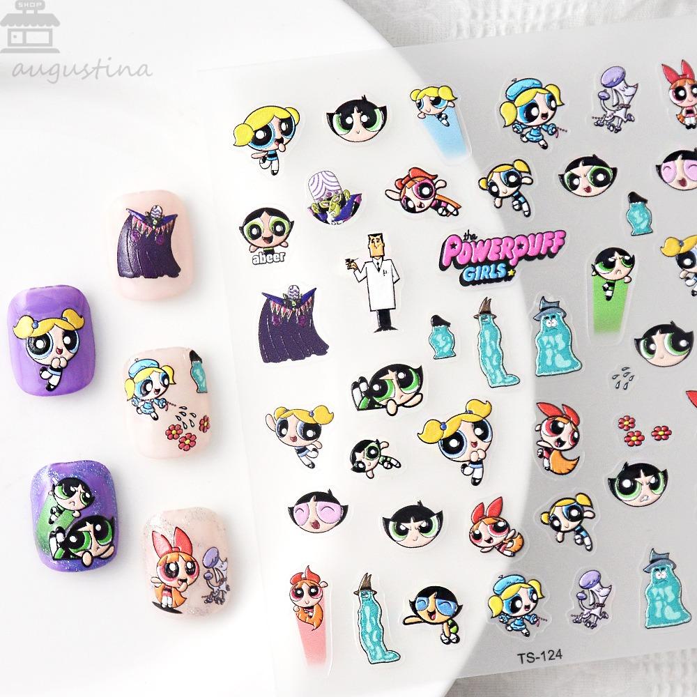 Stiker Kuku Kartun Agustina Lucu Fashion Doraemon Anjing Manikur Aksesoris|Hiasan Nail Art