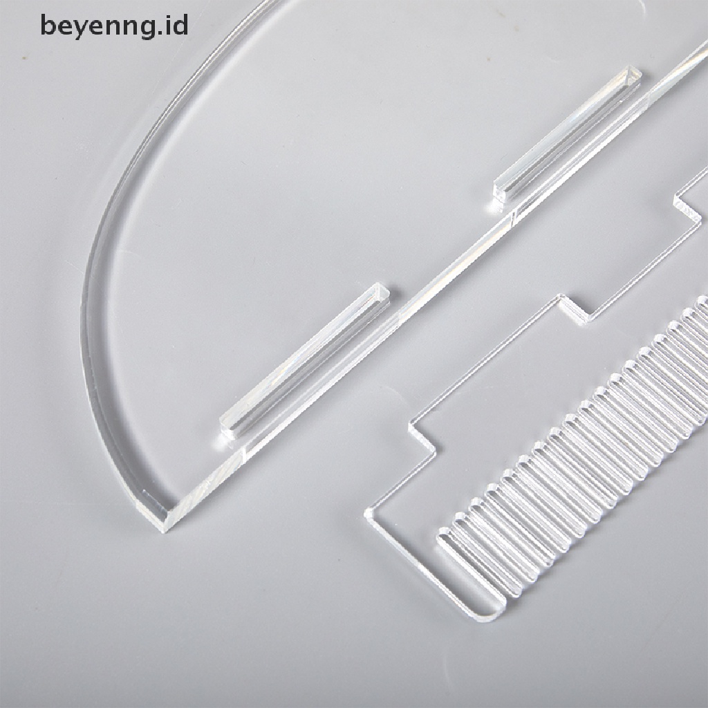 Beyen 1PC Stand Display Holder Bahan Akrilik Transparan Untuk Gantung Hair Extensions ID