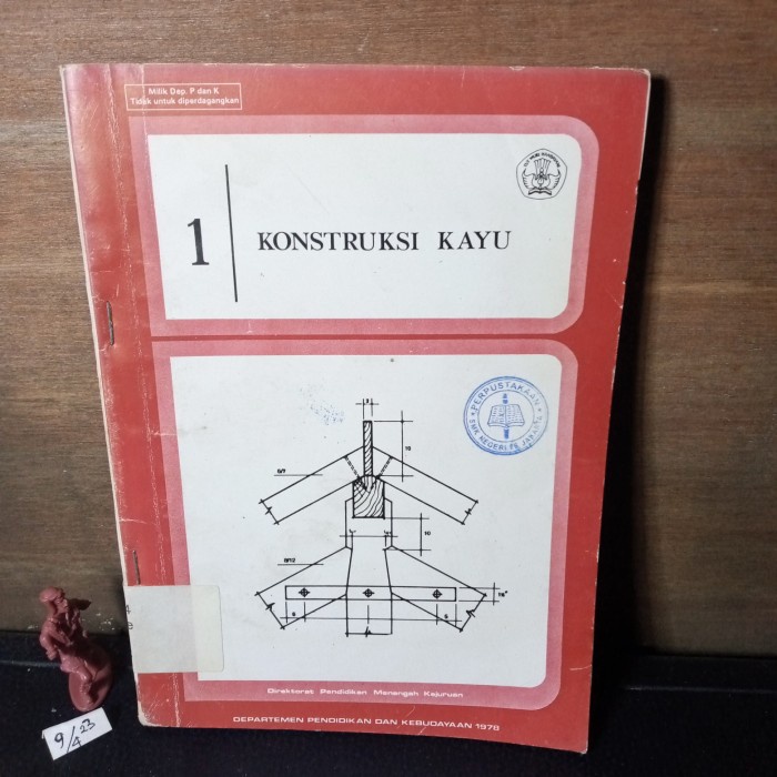 buku konstruksi kayu jilid 1 exs perpus 177 hal