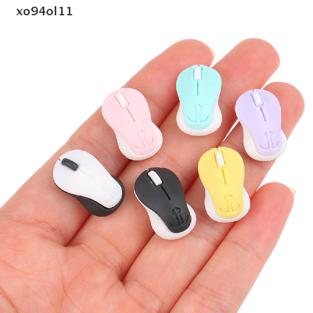 Xo 5PCS 1: 12 Simulasi Rumah Boneka Macaron Model Tikus Mini DIY Aksesoris Mainan Anak OL