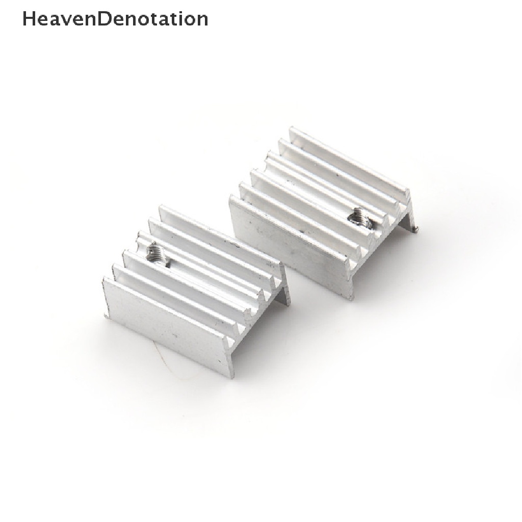 [HeavenDenotation] 10x Set Heat Sink Heatsink Aluminium Untuk Transistor TO-220 20x15x10mm 0 0 0 0 0 HDV