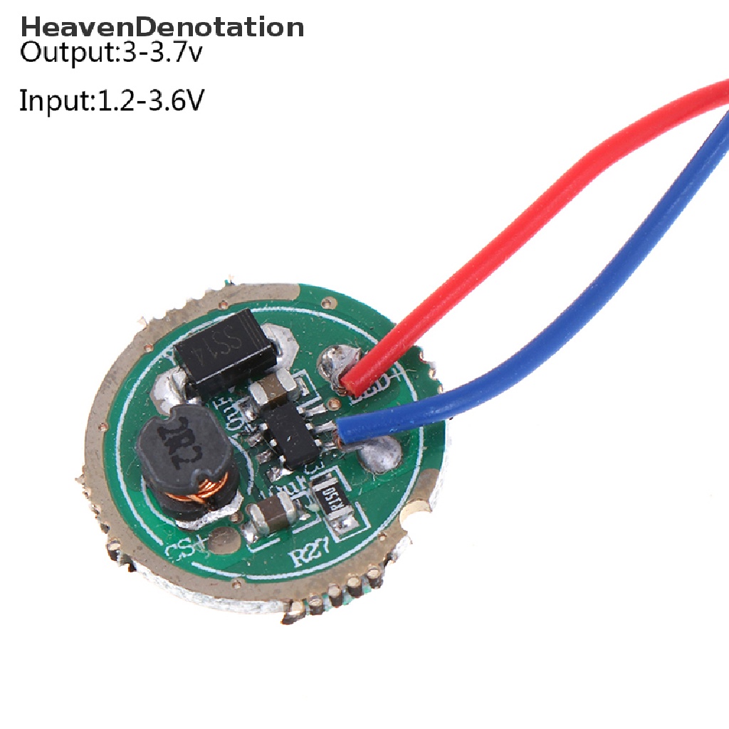 [HeavenDenotation] 1pc Driver LED 3W 17mm/20mm DC3.7V 1mode 5mode Driver Senter LED HDV