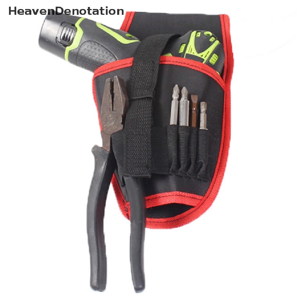 [HeavenDenotation] Portable Cordless Drill Holder Bor Obeng Tanpa Kabel Pinggang Power Tool Bag HDV