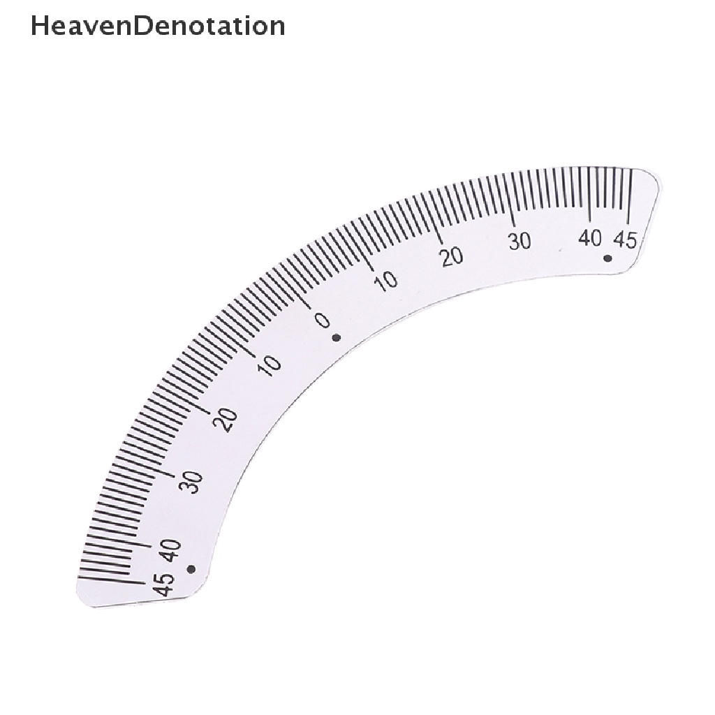 [HeavenDenotation] Penggaris Sisik Plat Siku 45derajat Angle Arc Measuring Gauging Tools Caliper HDV