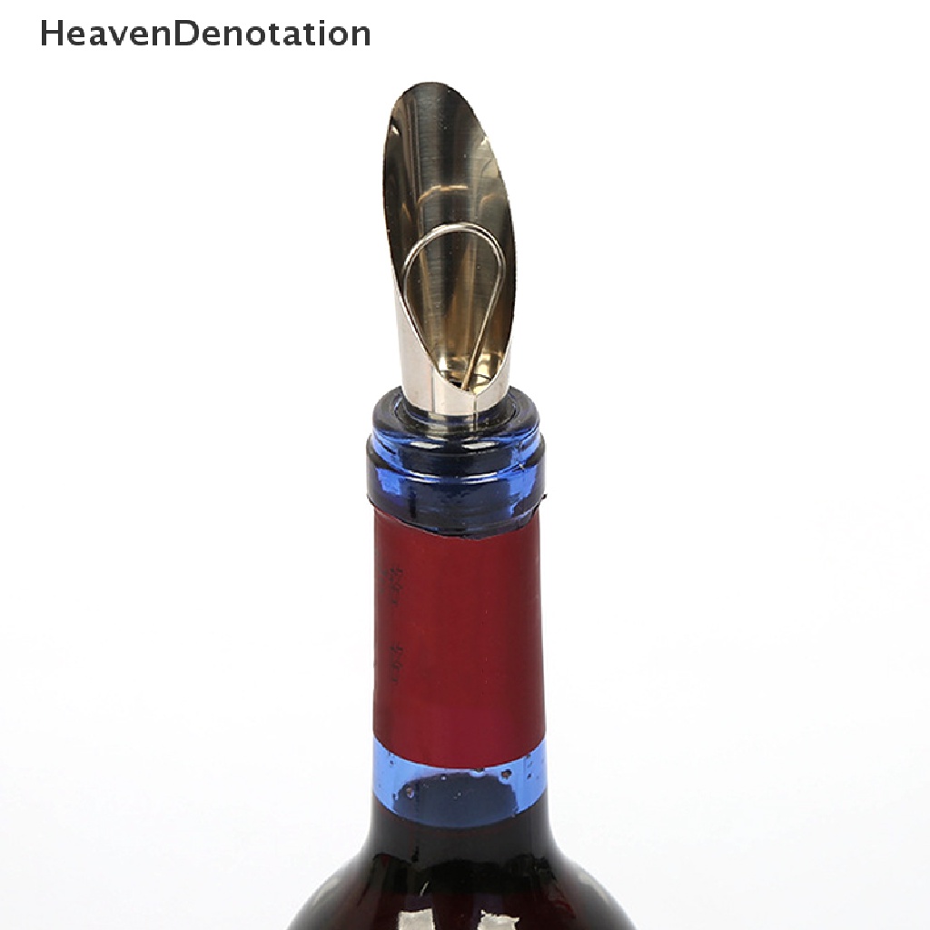 [HeavenDenotation] 2pcs Liquor Spirit Pourer Flow Botol Anggur Tuang Spout Stopper Stainless Steel HDV