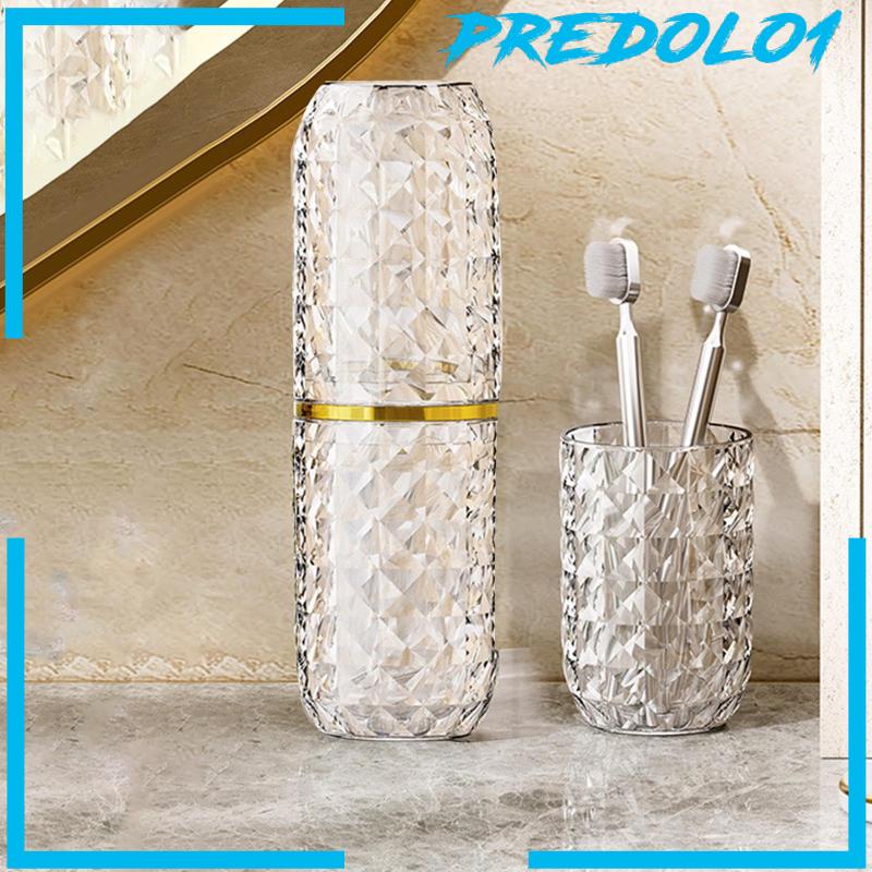 [Predolo1] Travel Toothbrush Case Tempat Odol Kamar Mandi Fashion Cangkir Cuci Tahan Debu