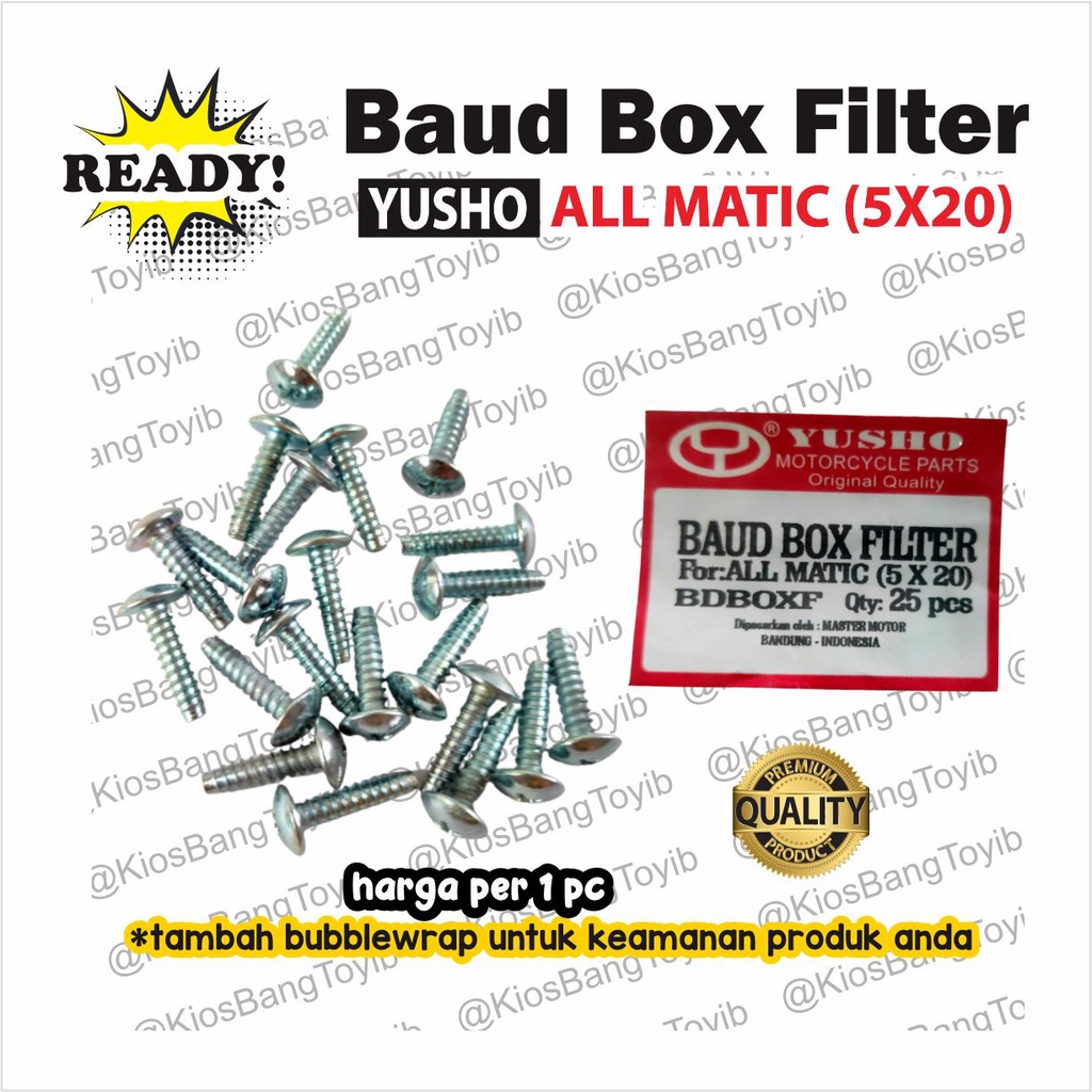 Baut Skrup Sekrup Box Filter All Matic 5x20 VARIO BEAT SCOOPY (yusho)