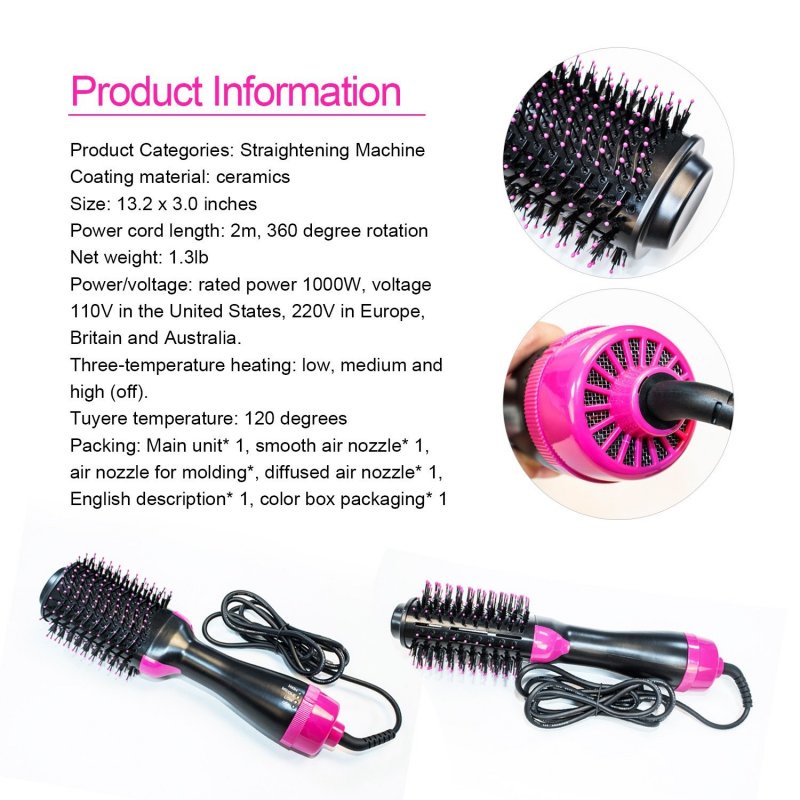 iBeauty Hot Hair Blow Auto Rotating Air Styler - 3in1 Catok HairDry &amp; Curler