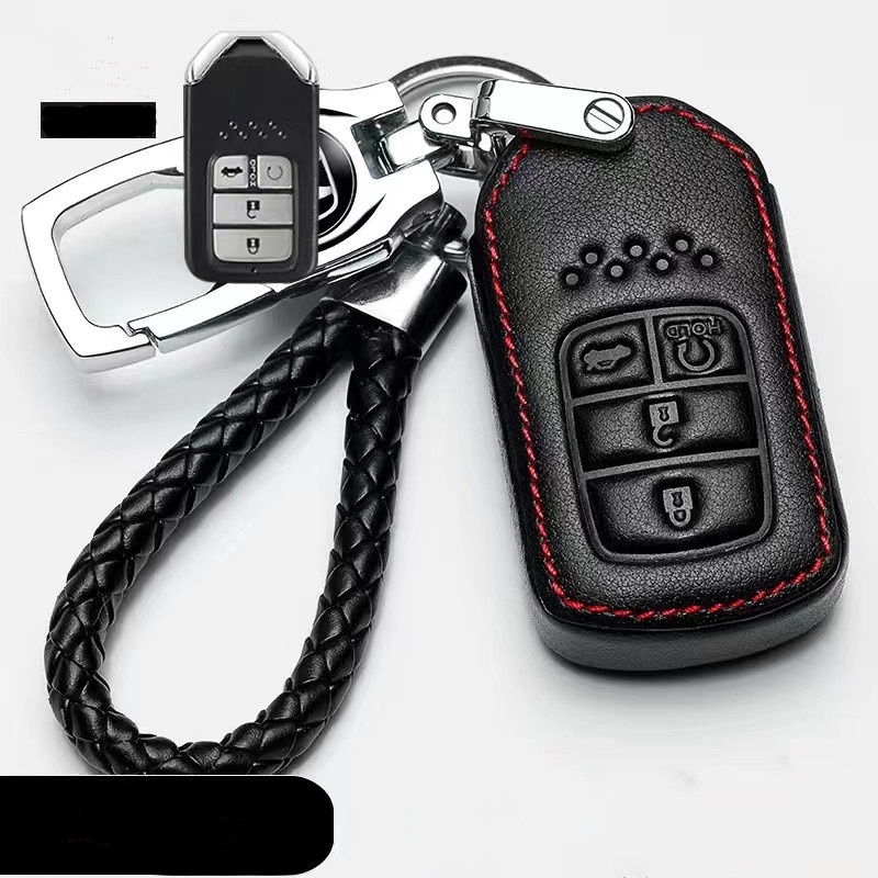 Cover Kunci Kulit Mobil Untuk Honda City/Accord/CRV 2014sampai20 Keyless/Smart Entry