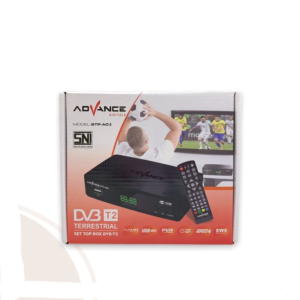 Advance STB Set Top Box TV Digital Receiver / Penerima Siaran Digital Full HD/ STB Wifi Y-Tube DVB-T2 STP A02 / Wellhome STB DVB-T2 01/03 DIVA STORE