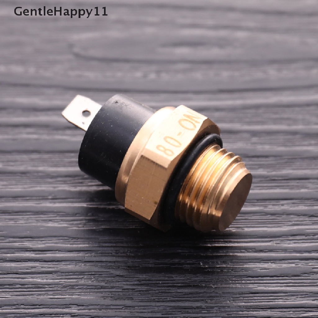 Gentlehappy Motor Elektrik Radiator Coolant Fan Water Thermostat Switch Temp Sensor id