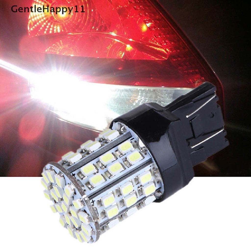 Gentlehappy 2Pcs Putih T20 7443 1206 6000K 64SMD Sein Stop Pengereman Bohlam Lampu LED id