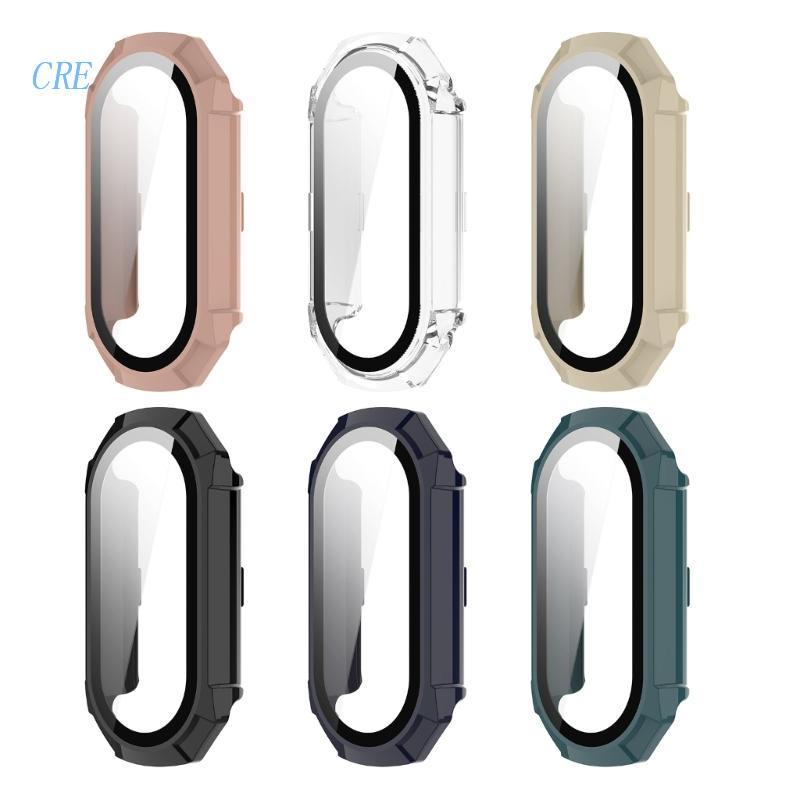 Cre Watch Bumper-Protective Case Pelindung Layar Untuk Mi-Band8 Tahan Debu Hard-Shell