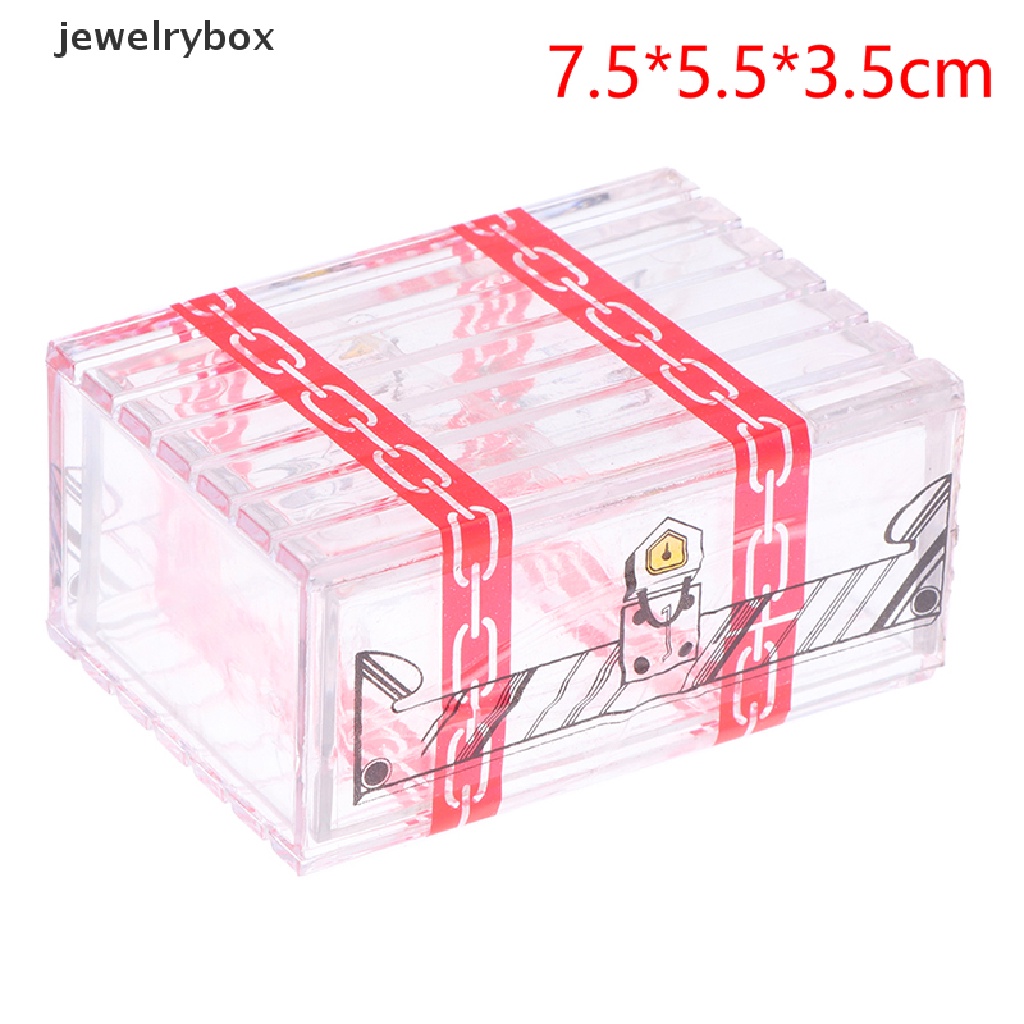 [jewelrybox] 1pc IQ box Lain Tidak Bisa Buka Kotak Transparan Trik Sulap Rahasia Laci Mainan Butik