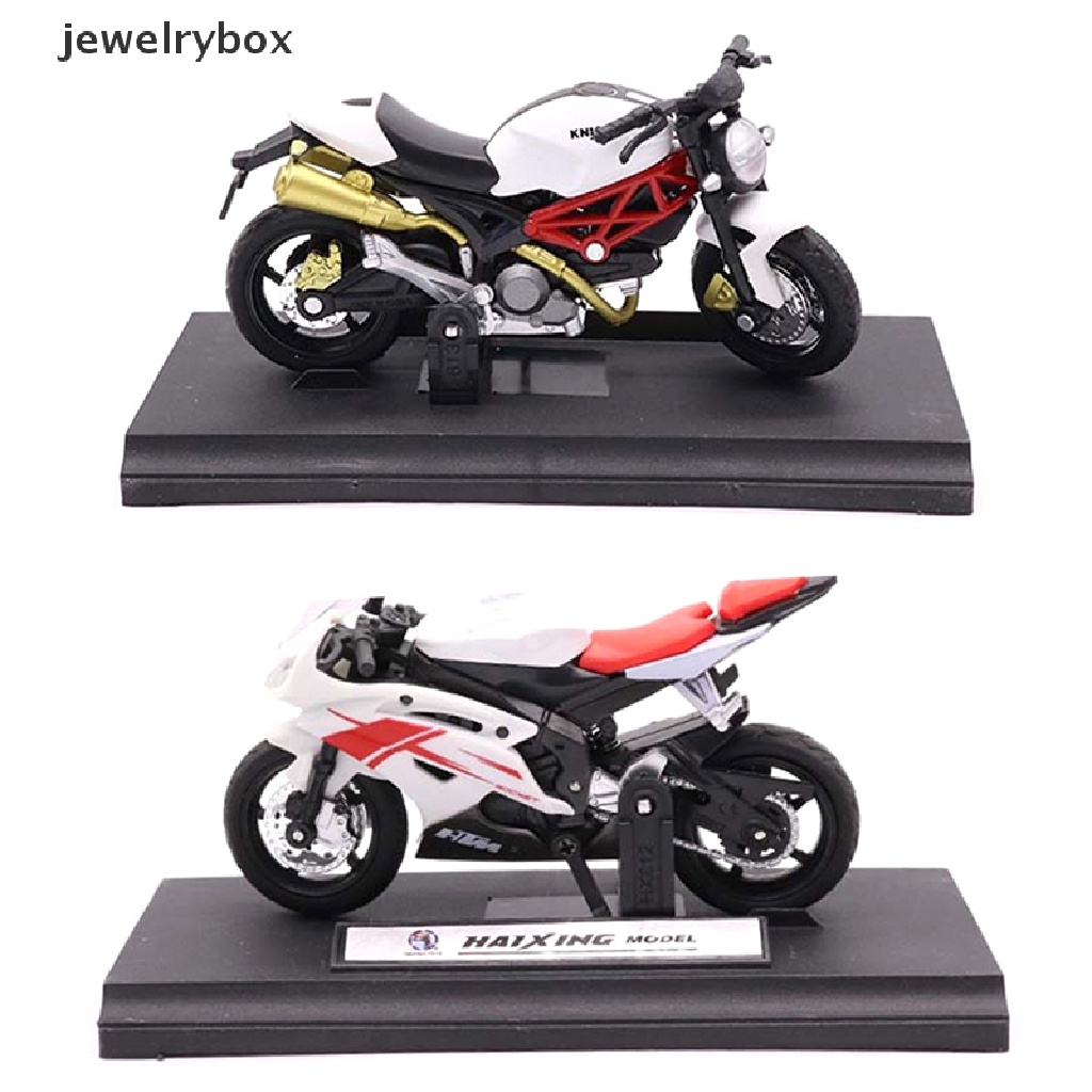 [jewelrybox] 1pc 1: 18 Ducati 696statis Die Cast Kendaraan Koleksi Hobi Mainan Motor Butik