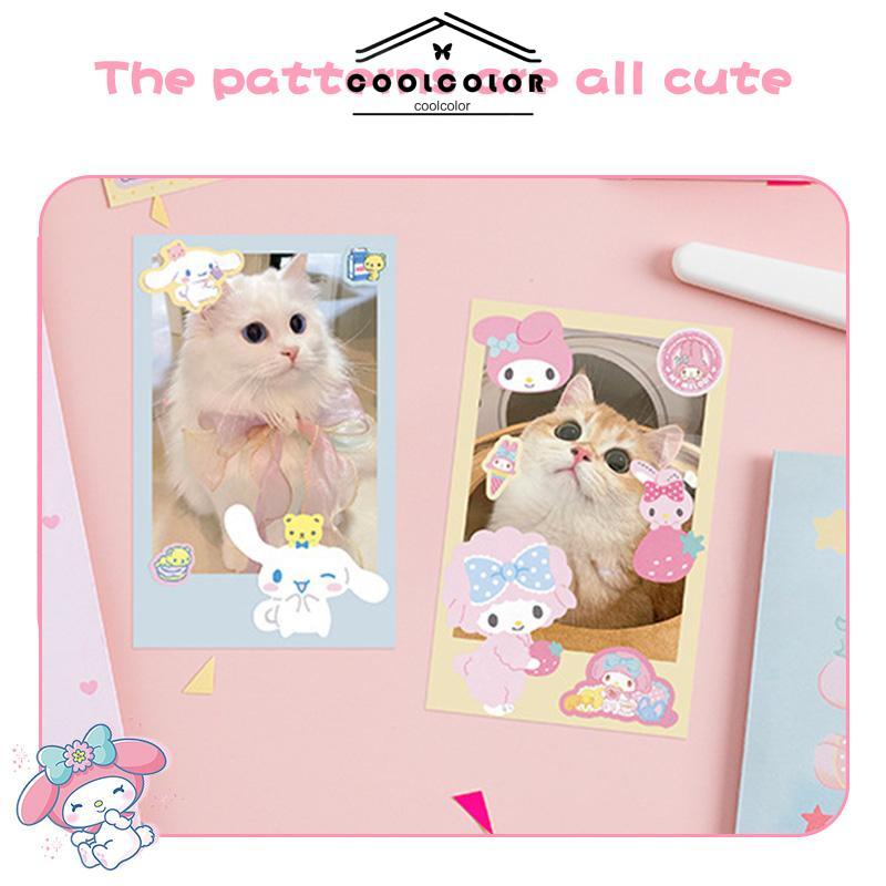 COD❤️450pcs Stiker Kuromi Waterproof Kartun ekorasi DIY Sanrio MELODY CINNAMOROLL Purin- cl
