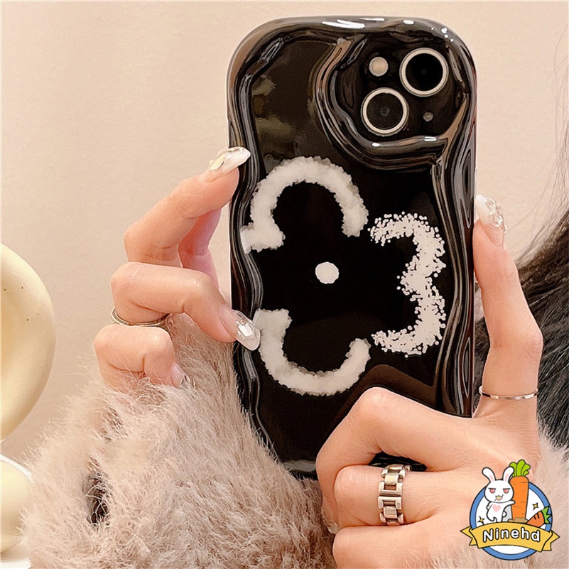 IPHONE Casing Kompatibel Untuk Iphone14 13 12 11 Pro Max X Xr Xs Max8 7 6 6s Plus SE 2020 Ins Retro Flowers Phone Case Kreatif Silikon Soft Cover Full Lensa Anti Jatuh Cover Pelindung