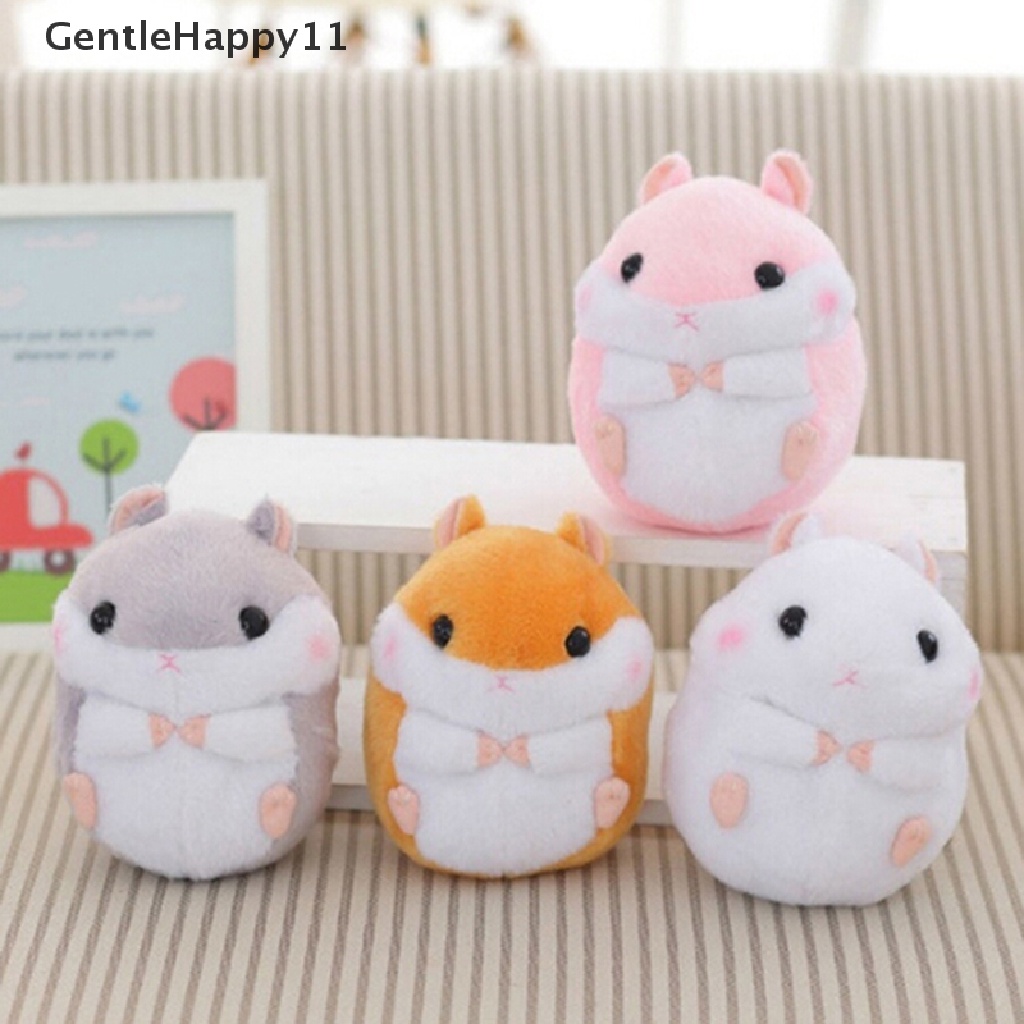 Gentlehappy 9.5cm Boneka Simulasi mini Mainan Mewah Mainan hamster Lucu Untuk Anak/Perempuanhadiah  Id