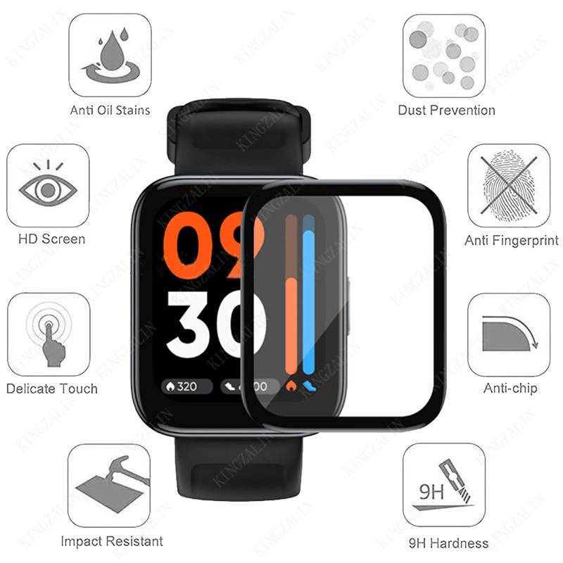 Untuk Realme Watch Band 2t1 3 Pro Smart Watch Full Cover Pelindung Layar Film Pelindung Untuk Realme Square Cicular