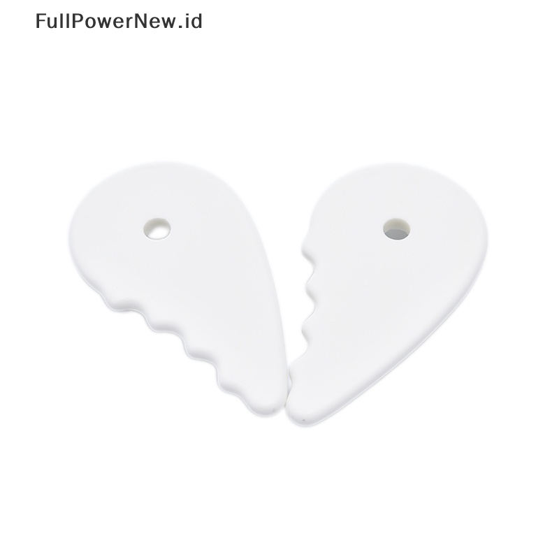 Power White Ceramic Guasha Board Pijat Kepala Leher Scraping Terapi Tekanan Titik Akupuntur ID