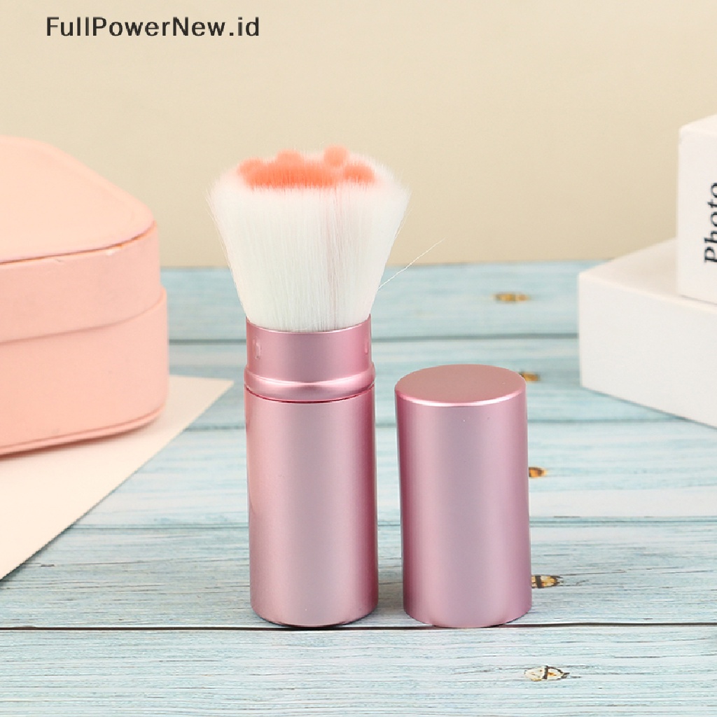 Power 1Pc Sikat Ditarik Foundation Bedak Travel Brush Sikat Lembut Alat Kecantikan ID